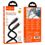 Кабель Type-C на Type-C 240W Hoco U143 (black) (Краснодар склад)