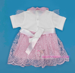 костюм Три цветочка платье + штанишки 4641