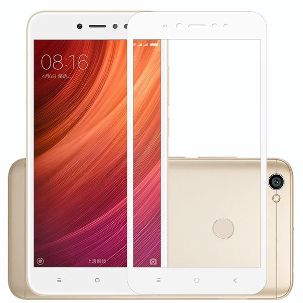 Защитное стекло 2.5D для Xiaomi Redmi 5A (Белое)