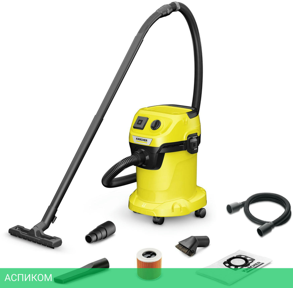 Пылесос Karcher WD 3 P V-17/4/20 (1.628-175.0)