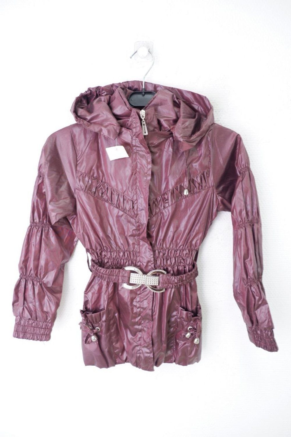 Куртка с поясом демисезонная 34 размер, новая