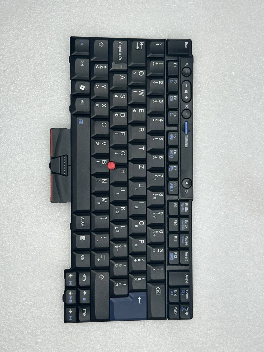 Клавиатура для ноутбука Lenovo T410/T400s/T420i/T410s/T420s/T420/T520 раскладка - английская, без подсветки, черная (45N2165), оригинал