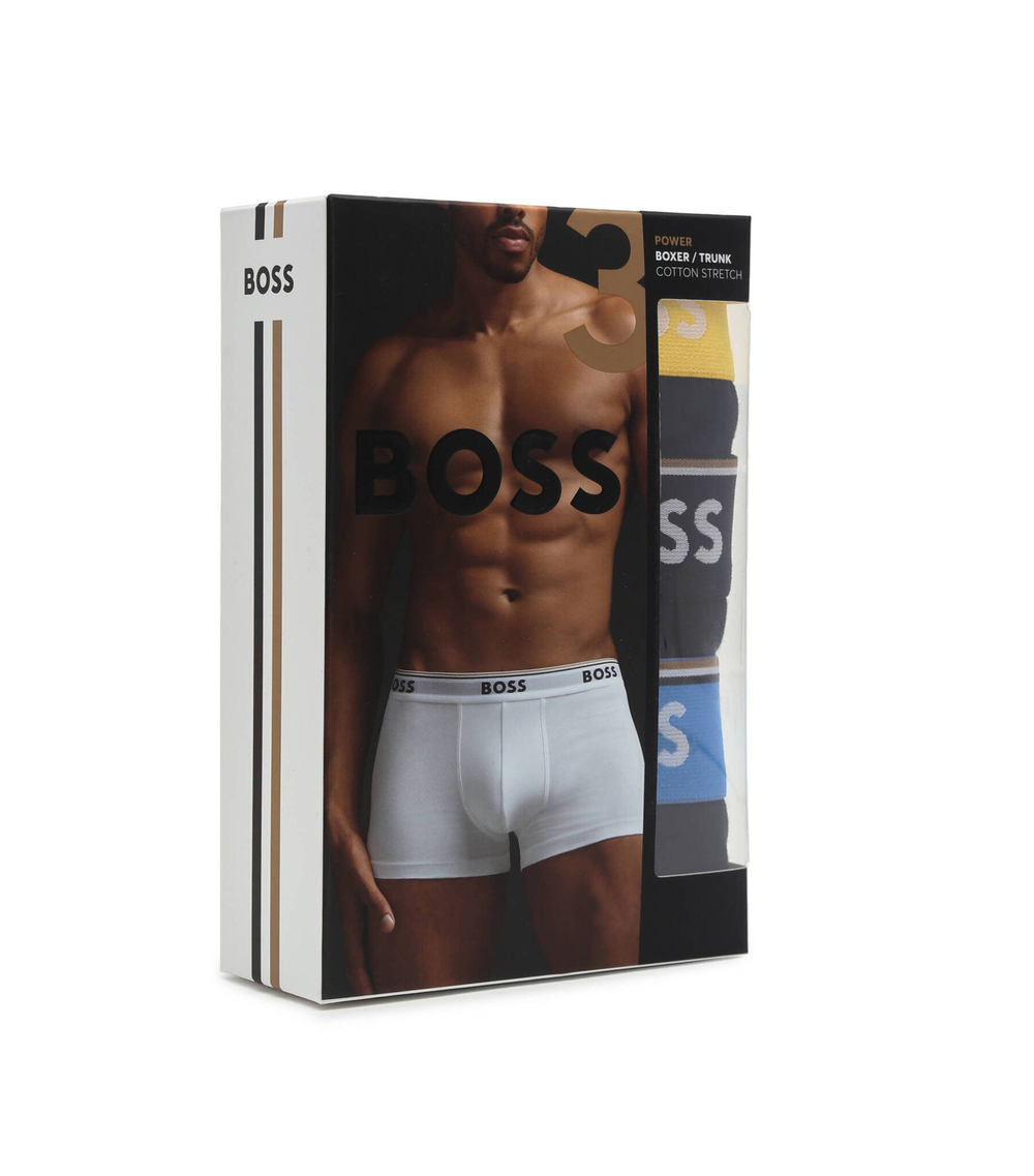 Трусики-боксеры 3шт. Trunk 3P Power BOSS BLACK - черный(50495436)
