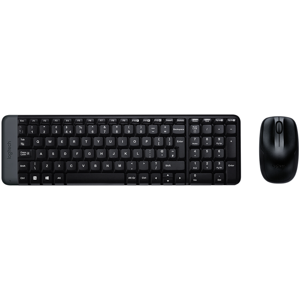 LOGITECH MK220 Wireless Combo - BLACK - RUS