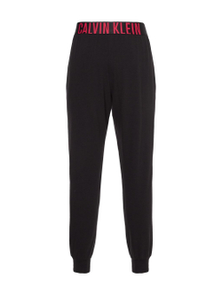 Мужские теннисные штаны Calvin Klein Jogger - black w/strawberry shake