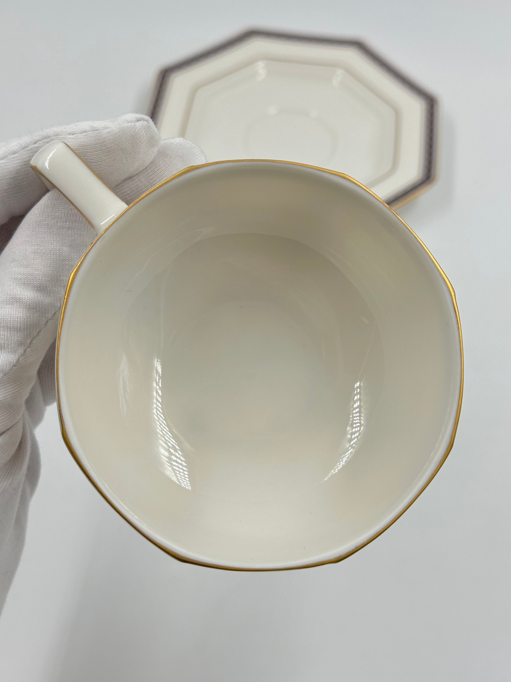 Чайная пара с тёмно-синей каймой Givenchy