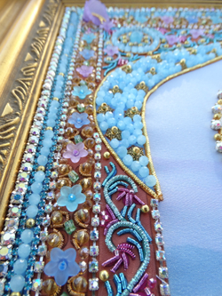 И-25 Набор для вышивания хрустальными камнями Богородица Помощница в родах