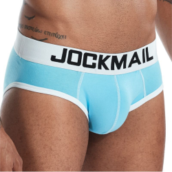 Мужские трусы брифы голубые JOCKMAIL JM2032-17