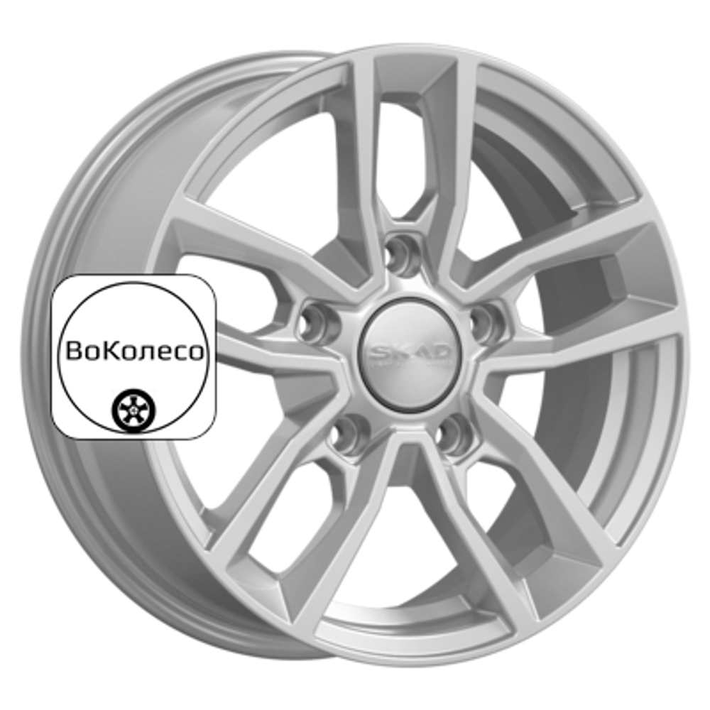 6,5x16/5x139,7 ET40 D98 Вайсхорн (КЛ354) Toyota silver СКАД