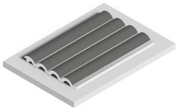 Стеновая панель HiWood декорированная, 270x12 см