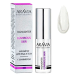 Жидкий хайлайтер с шиммером для лица и тела #01 Aravia Professional Highlighter Luminous Skin 5мл