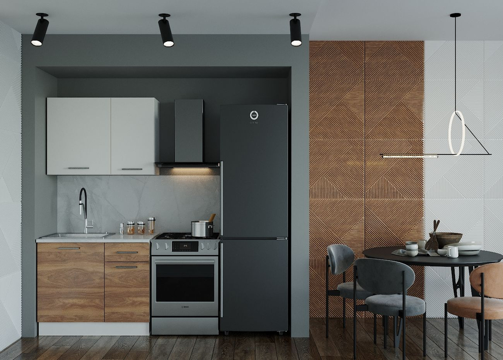 Кухонный гарнитур Лада 1000 столешница 38 мм