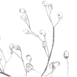 Декоративное украшение «Изысканный блеск» d-10 см, Серебро