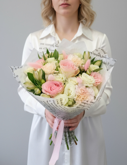 Букет с розами Обещание