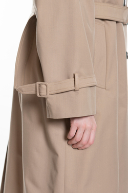 ДВУБОРТНЫЙ ТРЕНЧ ИЗ НЕПРОМОКАЕМОЙ ТКАНИ