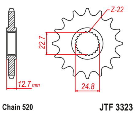 Звезда JTF3323.24
