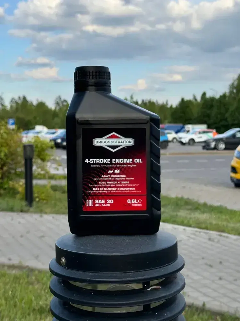 Масло моторное для четырехтактных двигателей 4Т SAE 30 Briggs & Stratton канистра 600мл.