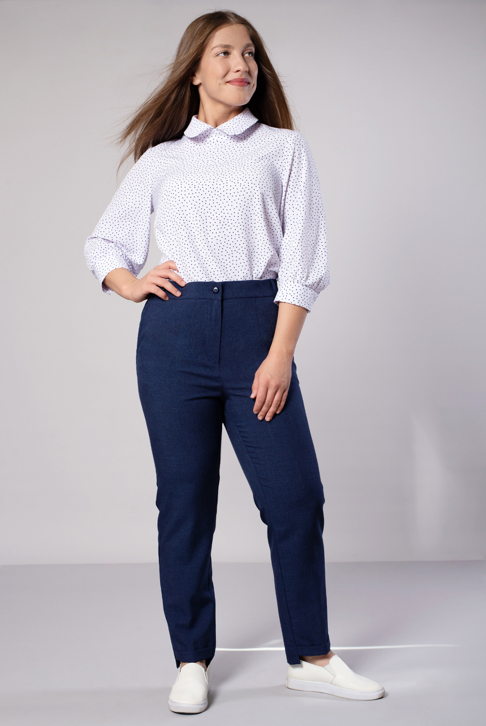 Брюки женские 2757АПА, темный деним #38ТД022757АПА