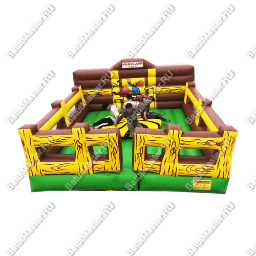 Надувной аттракцион Родео "Карусель", карусель+батут