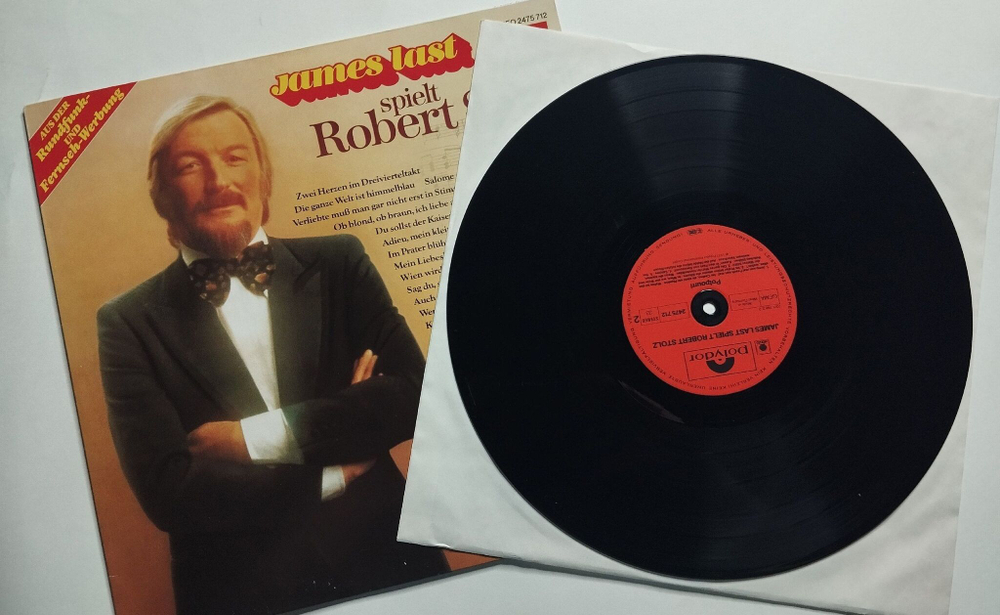 Винтажная виниловая пластинка LP James Last Spielt Robert Stolz (Germany 1977)