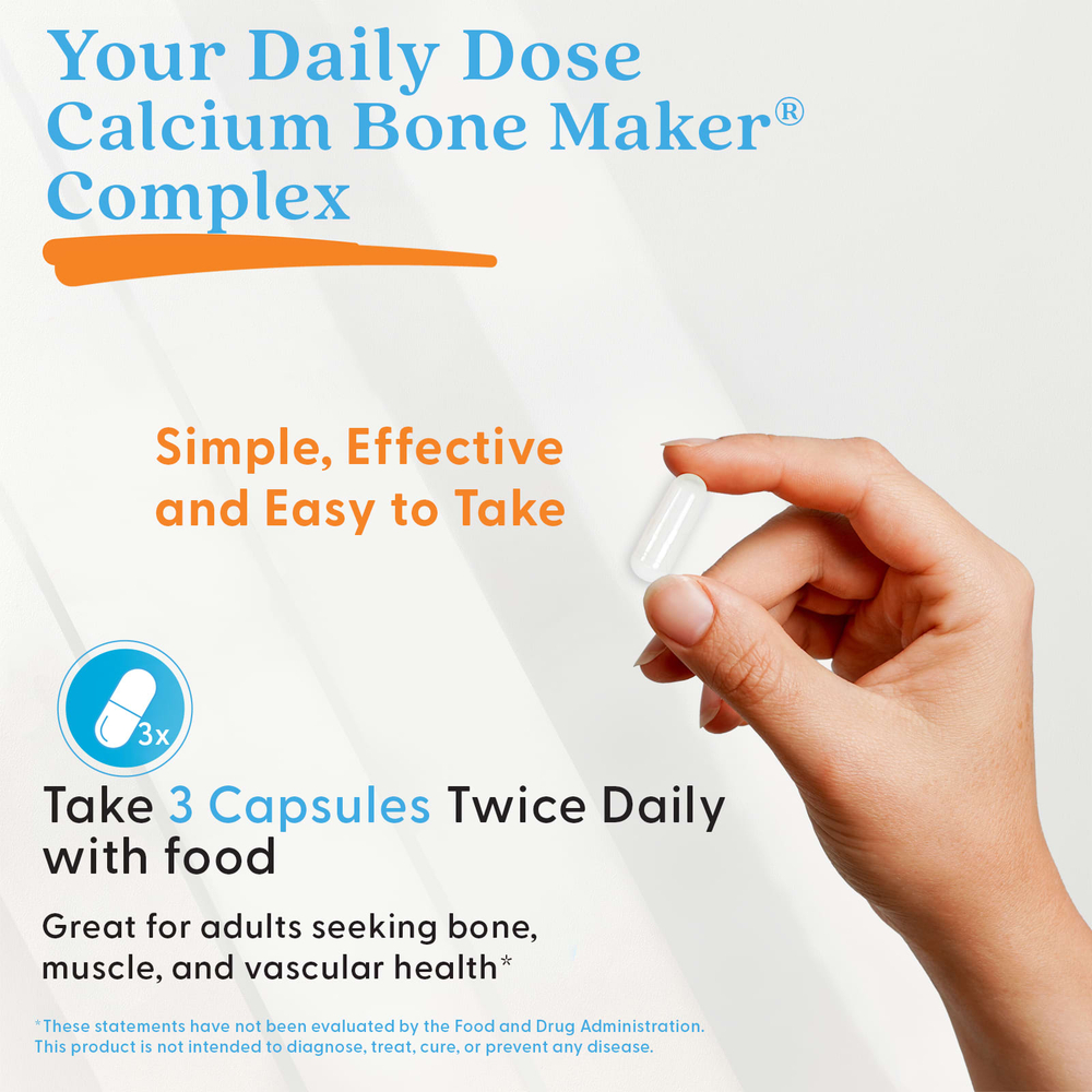 Doctor's Best, Calcium Bone Maker®, комплекс с кальцием для здоровья костей, 180 капсул