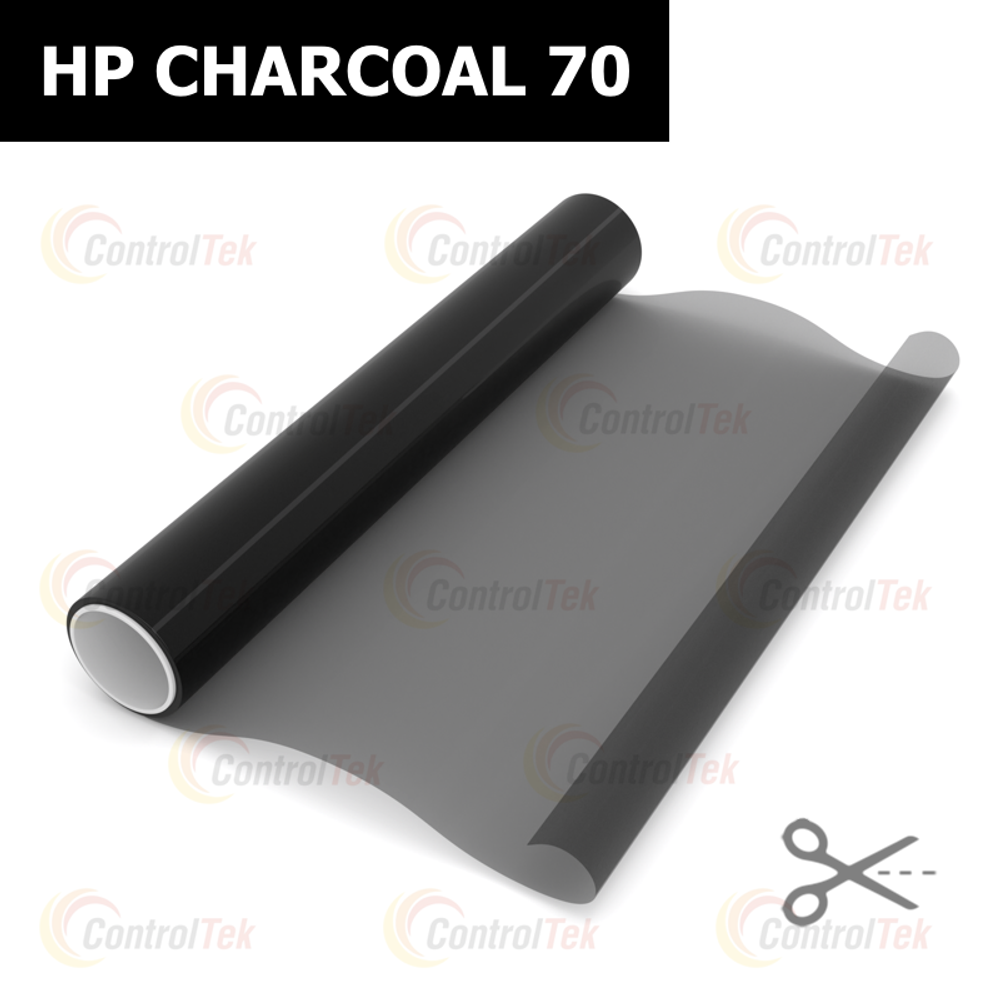 Пленка тонировочная металлизированная HP CHARCOAL 70 ControlTek, на отрез (ширина рулона 1,524 м.)