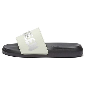 Alexander McQueen Flip Flop 'Silver Black'