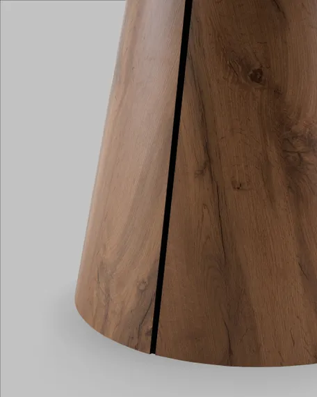 Стол Sesamo Ø120 см, HPL дуб вотан