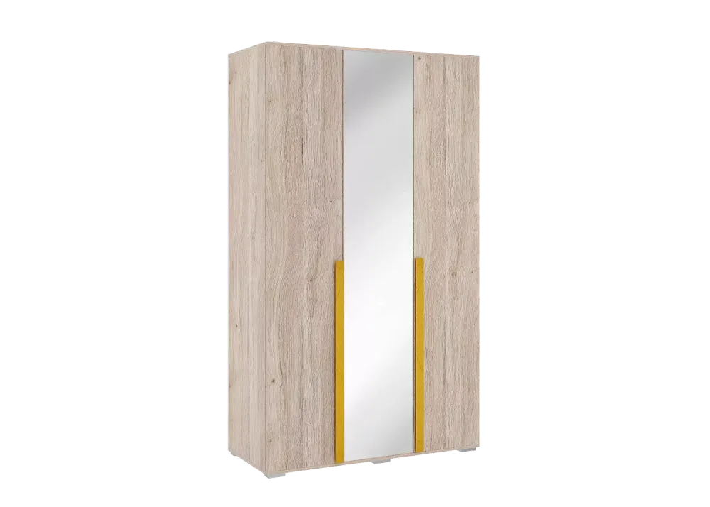 Шкаф трехдверный с зеркалом"Лайк"