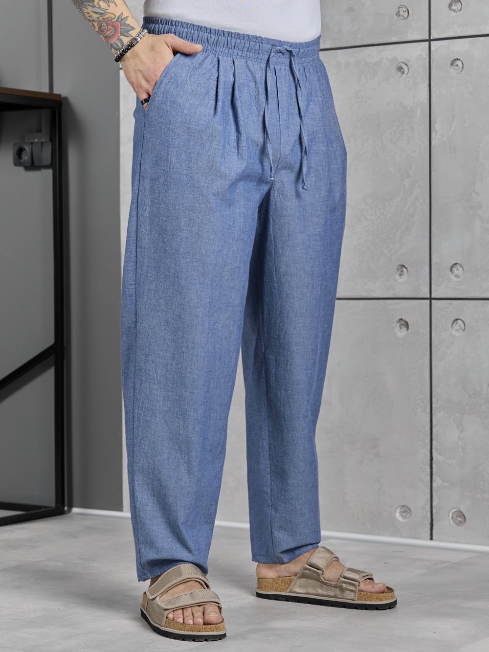 Брюки мужские Аристократ Виотекс ДЖИНСОВЫЙ МЕЛАНЖ