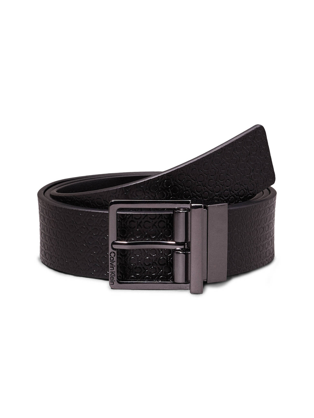 Двухсторонний кожаный ремень Calvin Klein - черный(K50K512337)