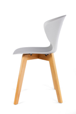 Стул Gracia белый с деревянными ножками