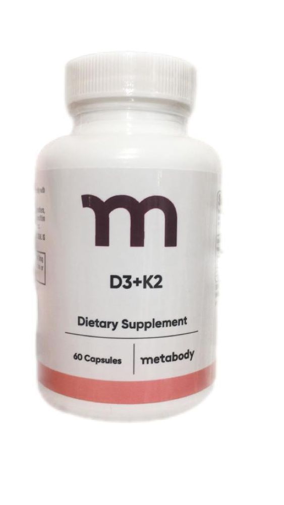 Meta D3+K2 60capsules.