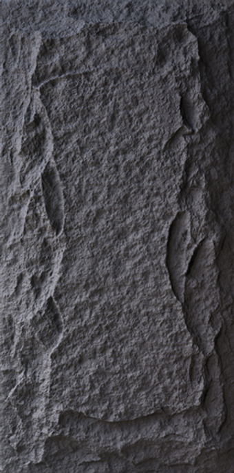 6 SM PU STONE PANEL-Mushroom Stone 6-Black 1200*600*60mm