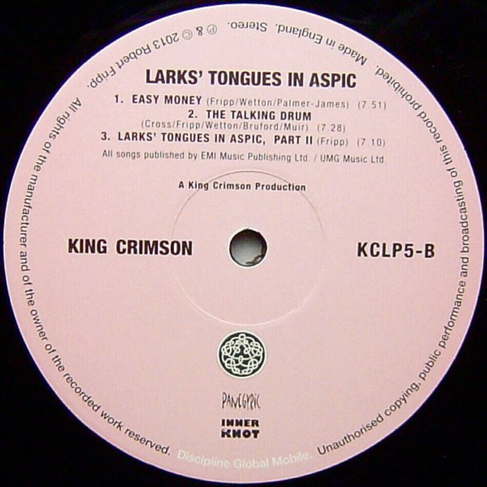 King Crimson / Larks' Tongues In Aspic (LP)