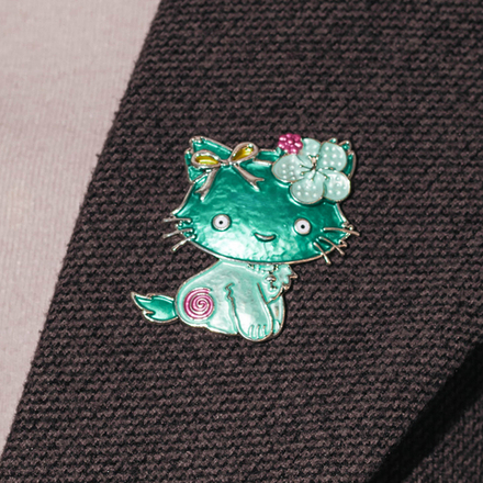 Брошь Shadore KITTY XZ1444.20 G/S