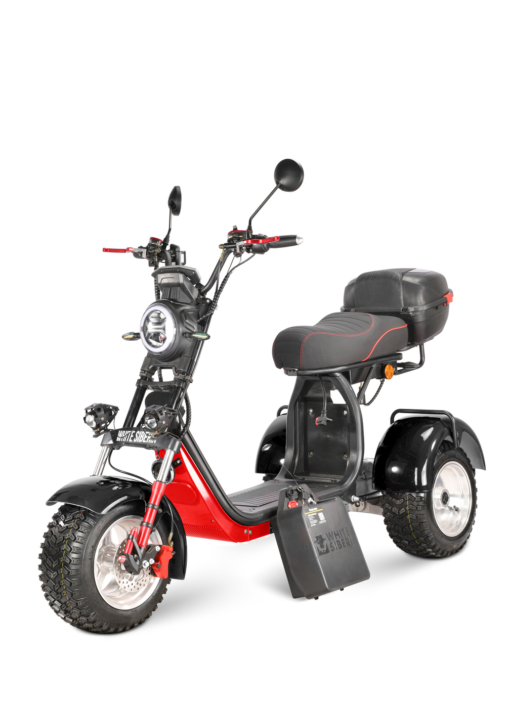 Электроскутер WHITE SIBERIA IKRA 5000W Black