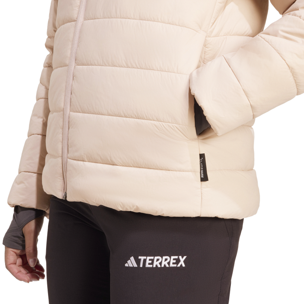 Женская теннисная куртка Adidas Terrex Multi Essentials Insulated - wonder taupe