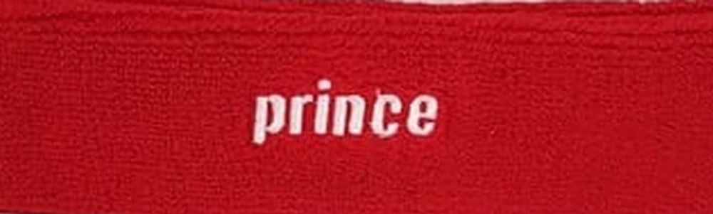 Повязка на голову теннисная Prince Headband - red/white