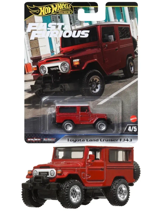 Машинка Хот Вилс Премиум Toyota Land Cruiser HNW46 HRT96