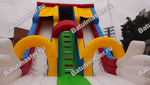 Надувной батут-горка "Гора дружбы"