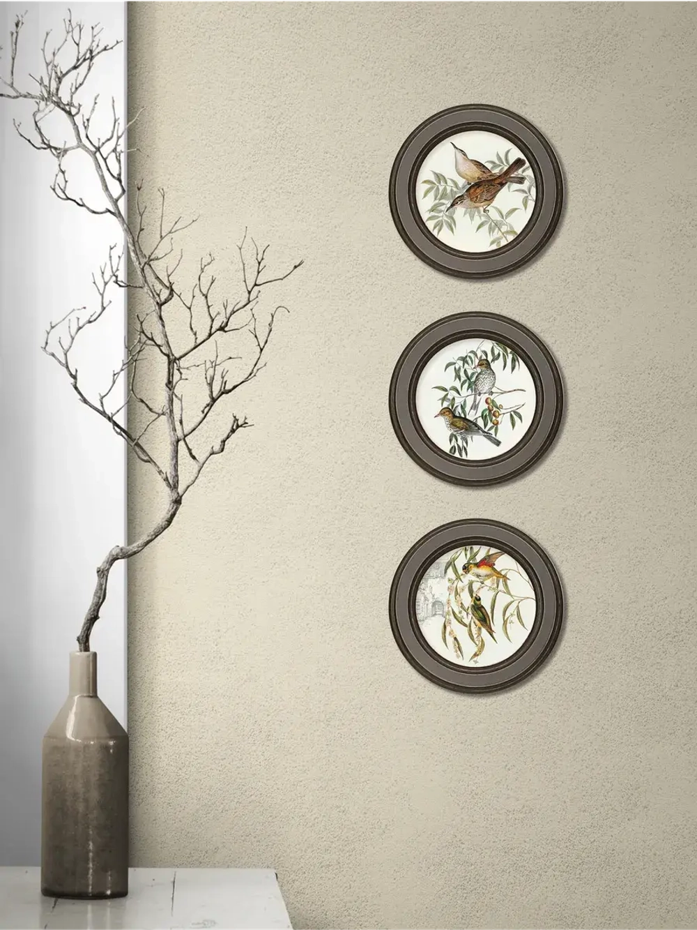 Картины на стену интерьерная на холсте 3 шт 17.5 см