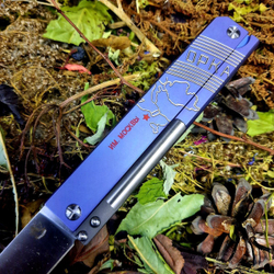 Нож синий STEELCLAW "Беломор" S35VN