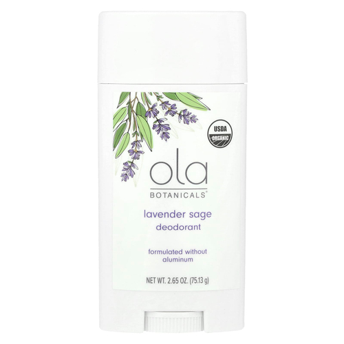 Dr. Mercola, Ola Botanicals®, дезодорант с лавандой и шалфеем, 75,13 г (2,65 унции)