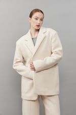 КОСТЮМ С ПИДЖАКОМ МОЛОЧНЫЙ