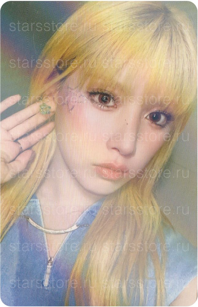 Фотокарта Jiwoo NMIXX - Fe3O4: STICK OUT (MAKESTAR)