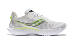 Saucony Kinvara 14 lightweight and comfortable mesh shock absorption low-top training running shoes men's white and green