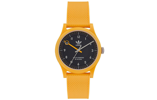 Adidas Originals STREET Wrist Watch Quartz Movement Resin Strap 39 Black Dial Unisex 50m Water Resistant AOST225582I