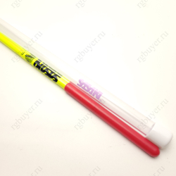 Палочка Sasaki 57 см желтая с красной ручкой КEYxR (Fluo Yellow x Red)