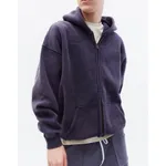 Худи БИЧ вареный Zip Слива ретро-синий